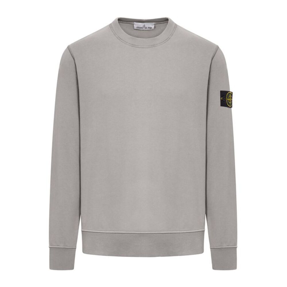 Stone Island Men Cotton Crew-Neck Sweatshirt